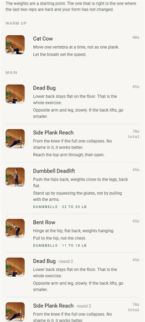 Ceremony session builder with per-move weights and cues.